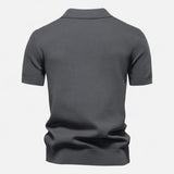Mesh Polo Shirt - Black