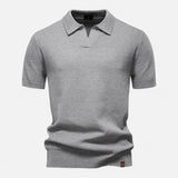 Mesh Polo Shirt - Black