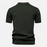 Mesh Polo Shirt - Black