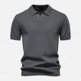 Mesh Polo Shirt - Black