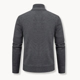 Full-zip knitted jacket