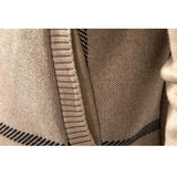 Full-zip knitted jacket