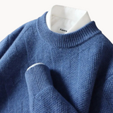 Jacquard knit sweater
