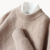 Jacquard knit sweater