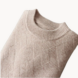 Jacquard knit sweater
