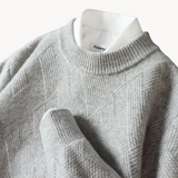 Jacquard knit sweater