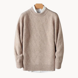 Jacquard knit sweater