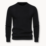 Jersey jumper with a patchwork design