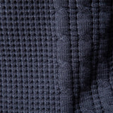 Jersey jumper with a patchwork design