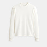 Long-sleeved knit sweater