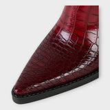 Croco dizajn čizme s elegantnom petom