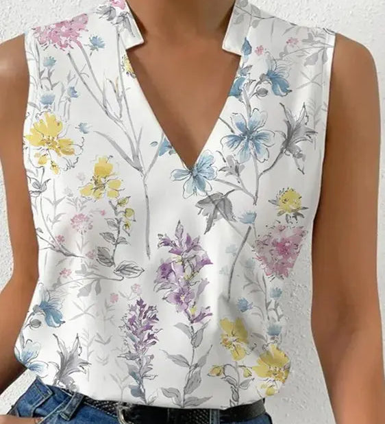 Salete - Soft V-neck top