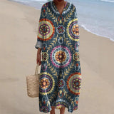 Paloma - Boho Dress with Ethnic Pattern