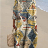 Cátia Dress with Ethnic Patterns