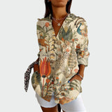 Modern floral shirt