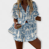 Dahlia - Lightweight caravan patterned set