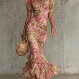 Long floral dress Lara