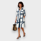 Geometric Midi Dress Helena