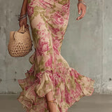 Long floral dress Lara