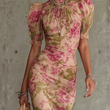 Long floral dress Lara
