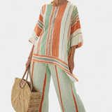 Dalila - Striped linen set
