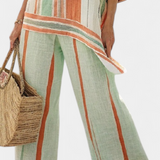 Dalila - Striped linen set