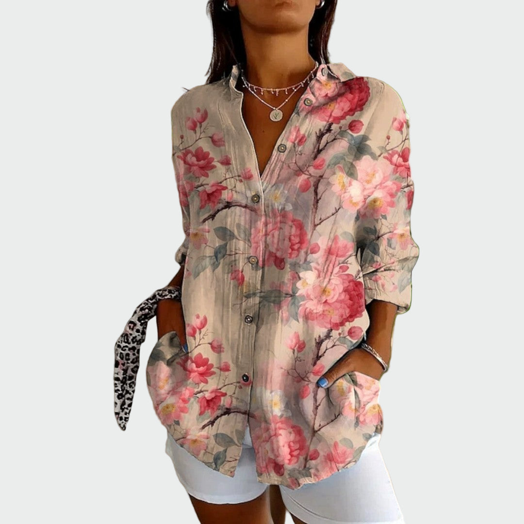 Modern floral shirt