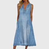 Comfortable denim dress