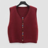 Maribela button-knit vest
