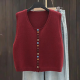 Maribela button-knit vest