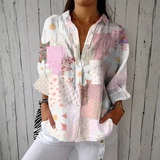 Aurora - Blouse with a subtle pattern