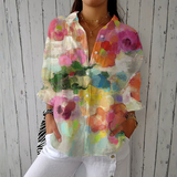 Elegantna cvjetna bluza Inês