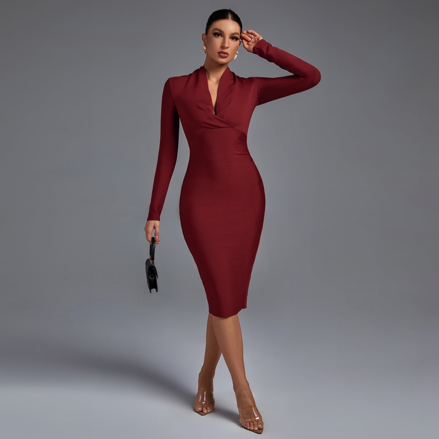 Samara long-sleeved dress