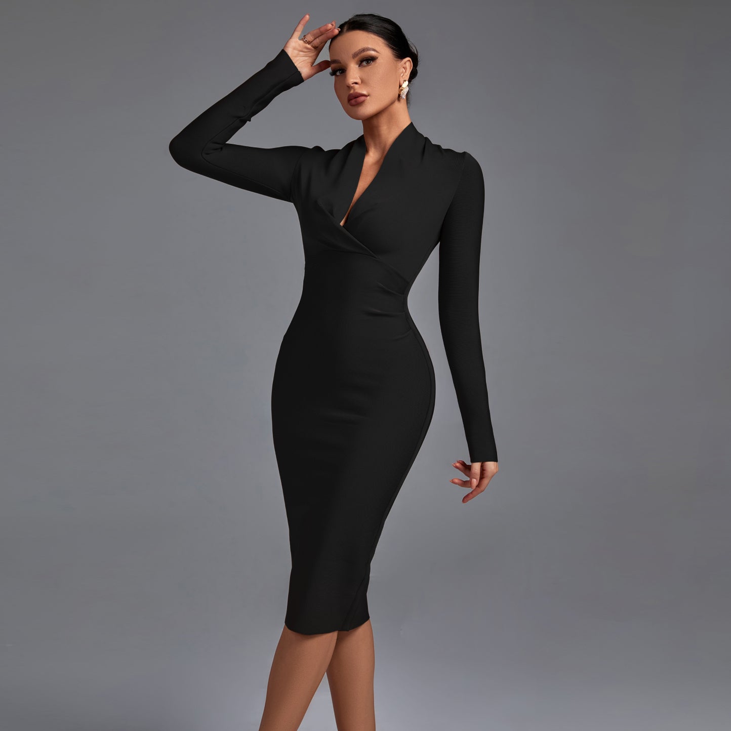 Samara long-sleeved dress