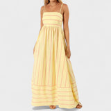 Isabel - Striped maxi dress
