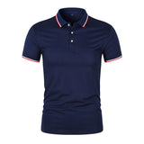 Cotton collared polo shirt