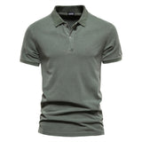 Polo majica - Rebrasti ovratnik s tri gumba