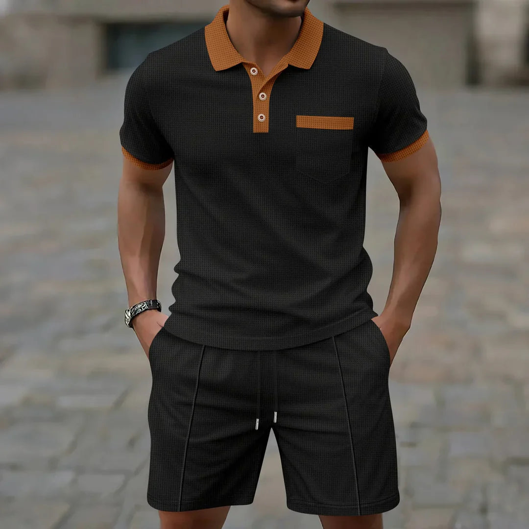 Polo Set od Waffle Tkanine