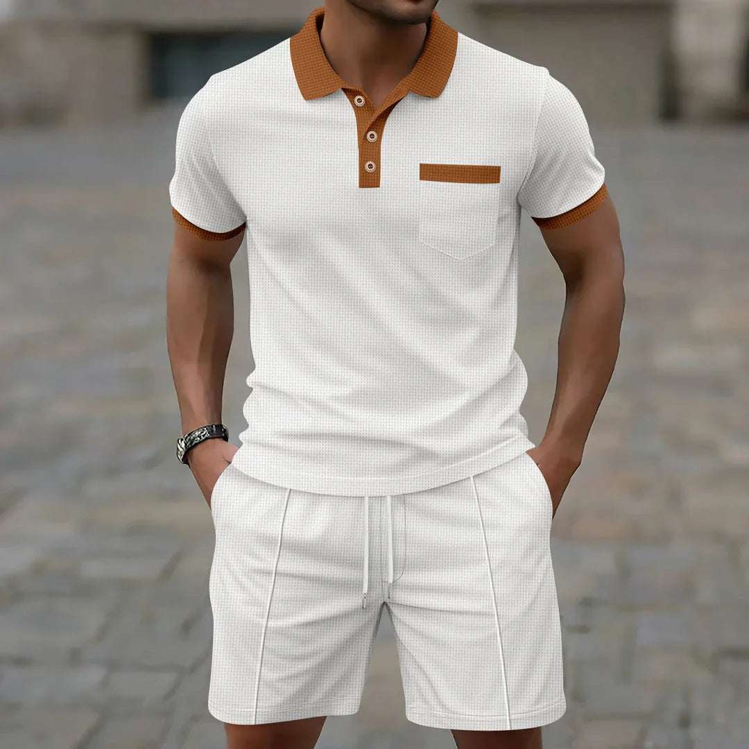 Polo Set od Waffle Tkanine