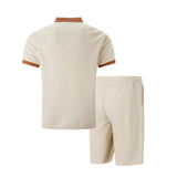 Polo set od vafle tkanine