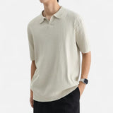 Polo shirt with breathable mesh and sleeves