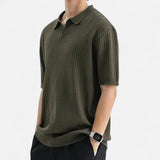 Polo shirt with breathable mesh and sleeves
