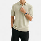 Polo shirt with breathable mesh and sleeves