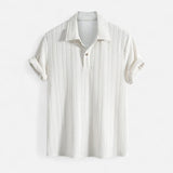 Jacquard mesh polo shirt