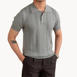 Polo majica – teksturirani žakard