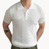 Polo majica – teksturirani žakard