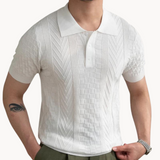 Polo majica – teksturirani žakard