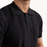 Polo majica – teksturirani žakard