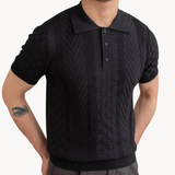 Polo majica – teksturirani žakard