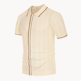 Short-sleeved polo shirt, breathable